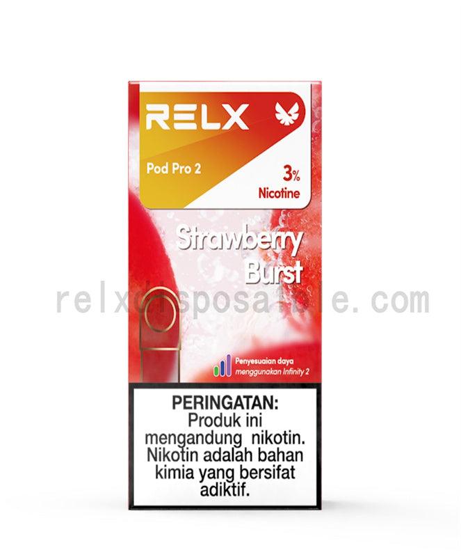 RELX Pod Pro 2 - Strawberry Burst Relx Disposable RELX Pod Pro 2 - Strawberry Burst Relx Disposable