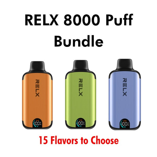 3 x Relx Magic Go Dm 8000 Puff