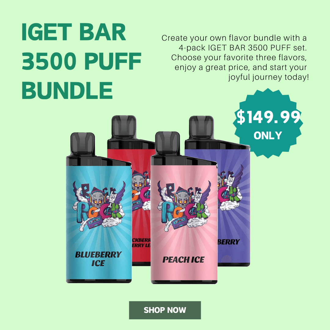 4x IGET Bar 3500 Puffs Bundle