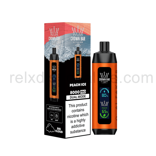 AL FAKHER CROWN BAR SHISHA-PEACH ICE Shisha